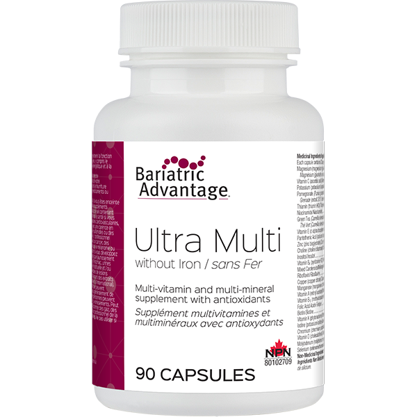 Ultra Multi Formula Without Iron Bariatric Advantage Inc 4361